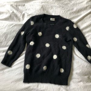 Madewell Navy Spot Sweater